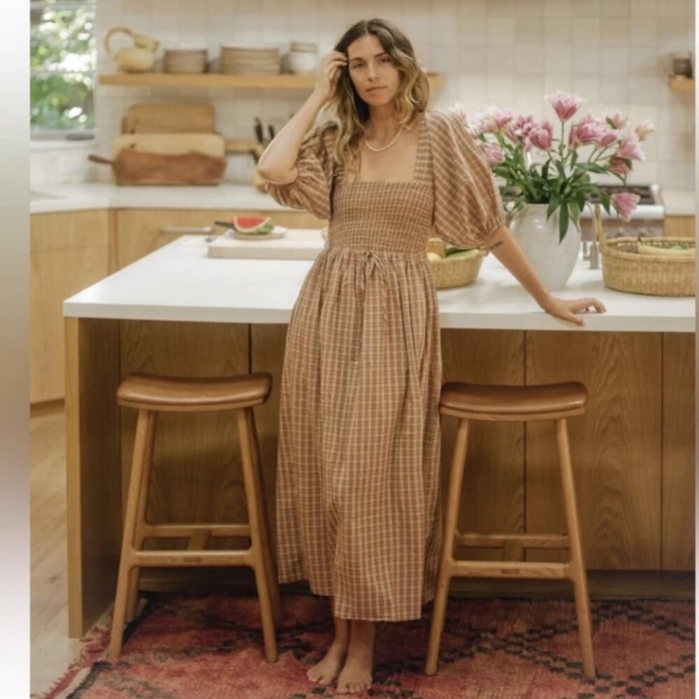 ISO - Christy Dawn Katrina in Chestnut Plaid - Size M